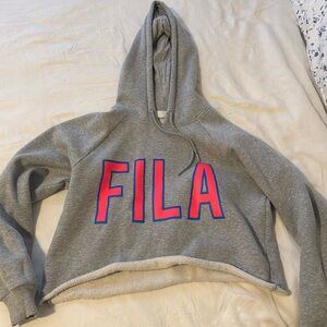 Fila soul cycle cropped hoodie